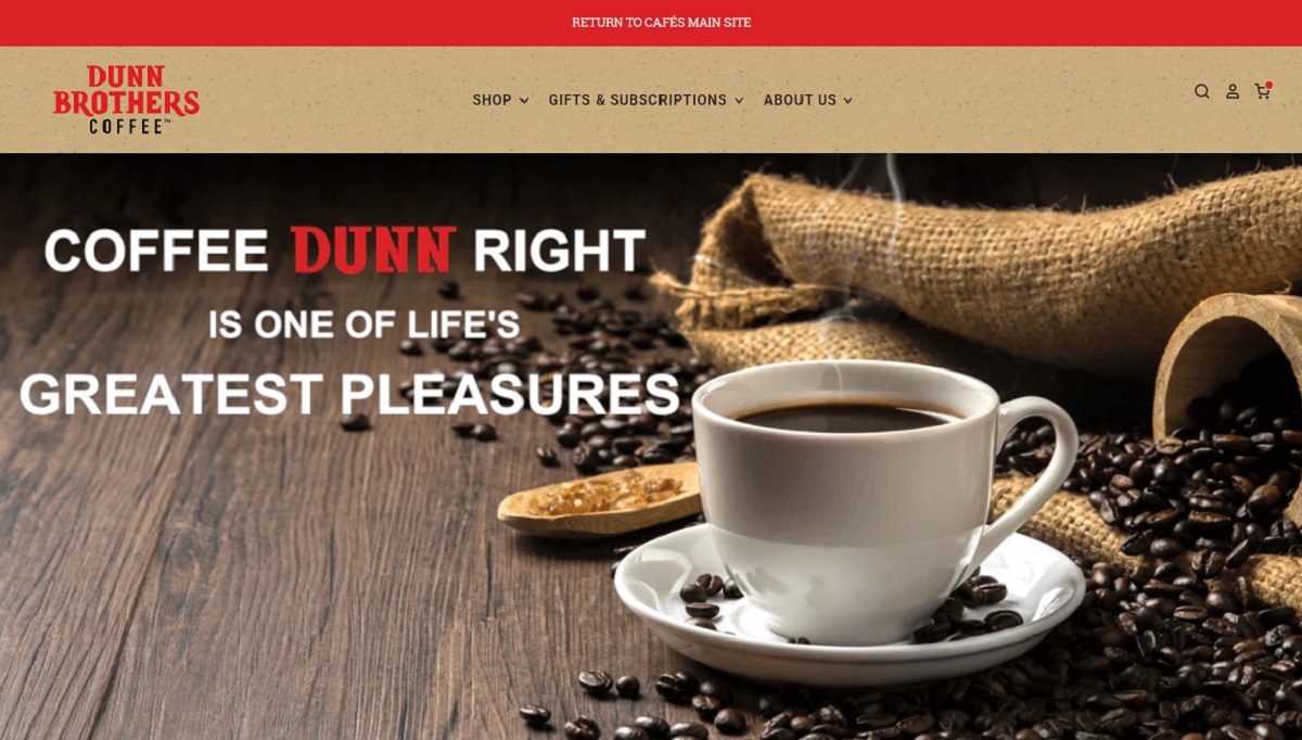 shopify store Dunn Brothers